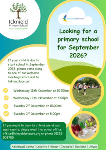 Reception Intake September 2026